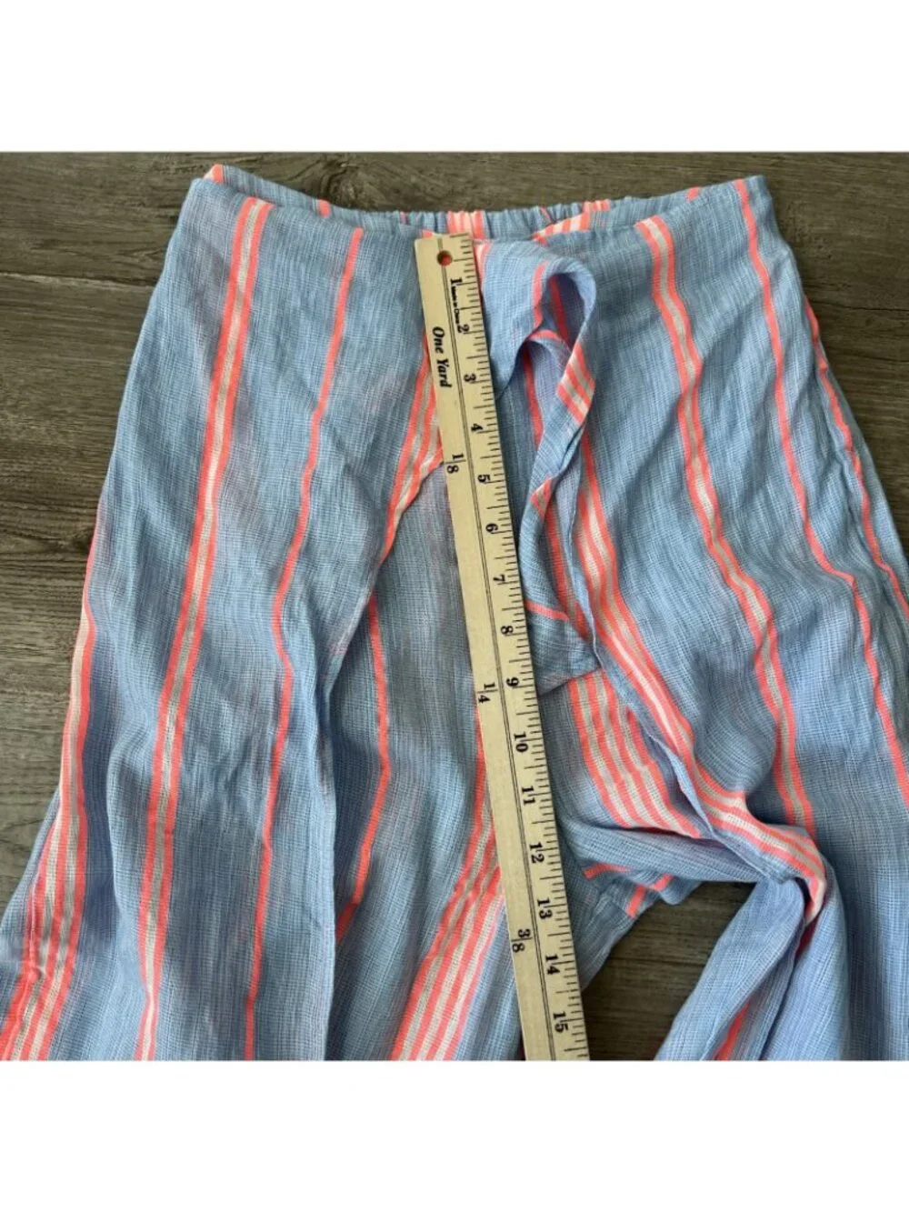 ASOS Beach Cover Up Pants Womens 0 Waist Tie Ankle Length New
